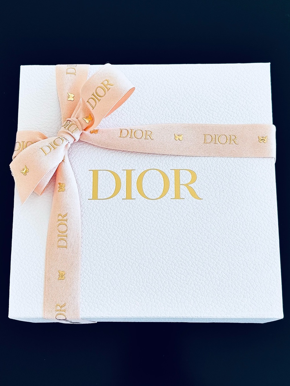 Dior Gift Box with Pink Ribbon